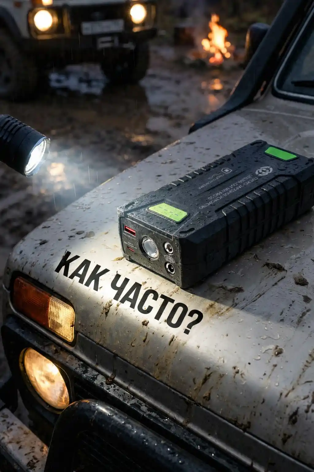 Использование пуско-зарядного устройства