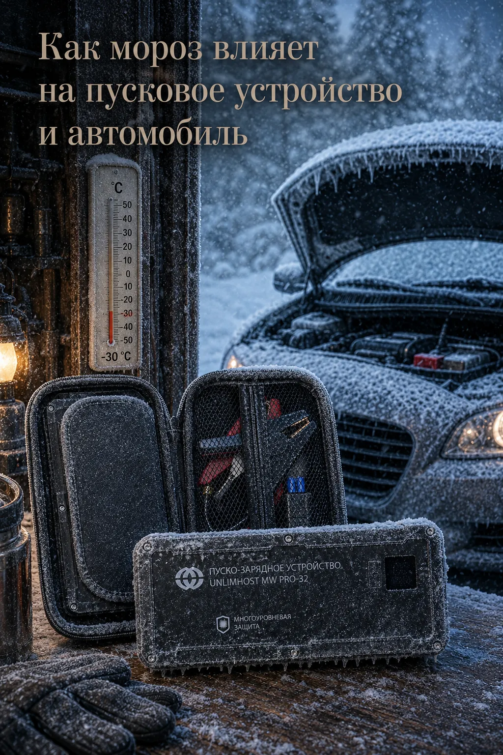 Мороз и подготовка бустера к дальней поездке &mdash; UnlimHost MW PRO-32