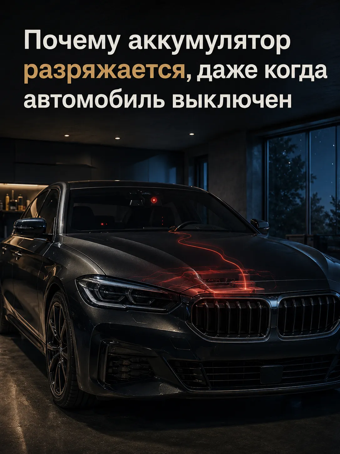 Причины разряда аккумулятора автомобиля во время стоянки