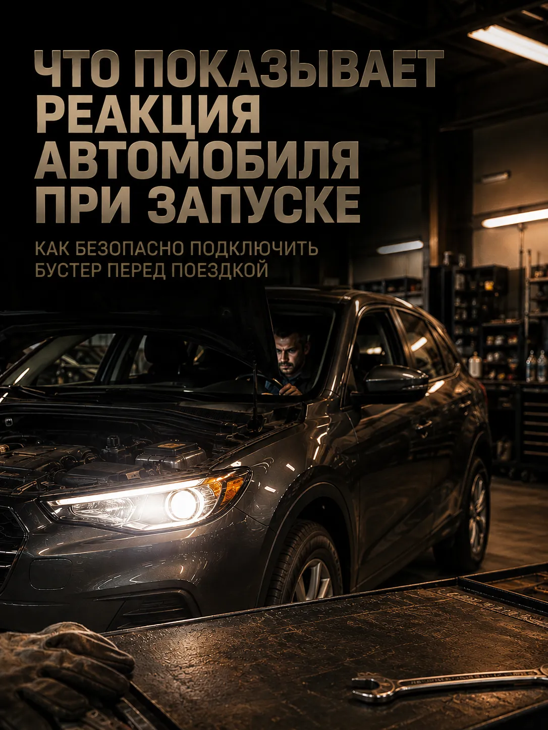 Реакция автомобиля при запуске и безопасное подключение бустера