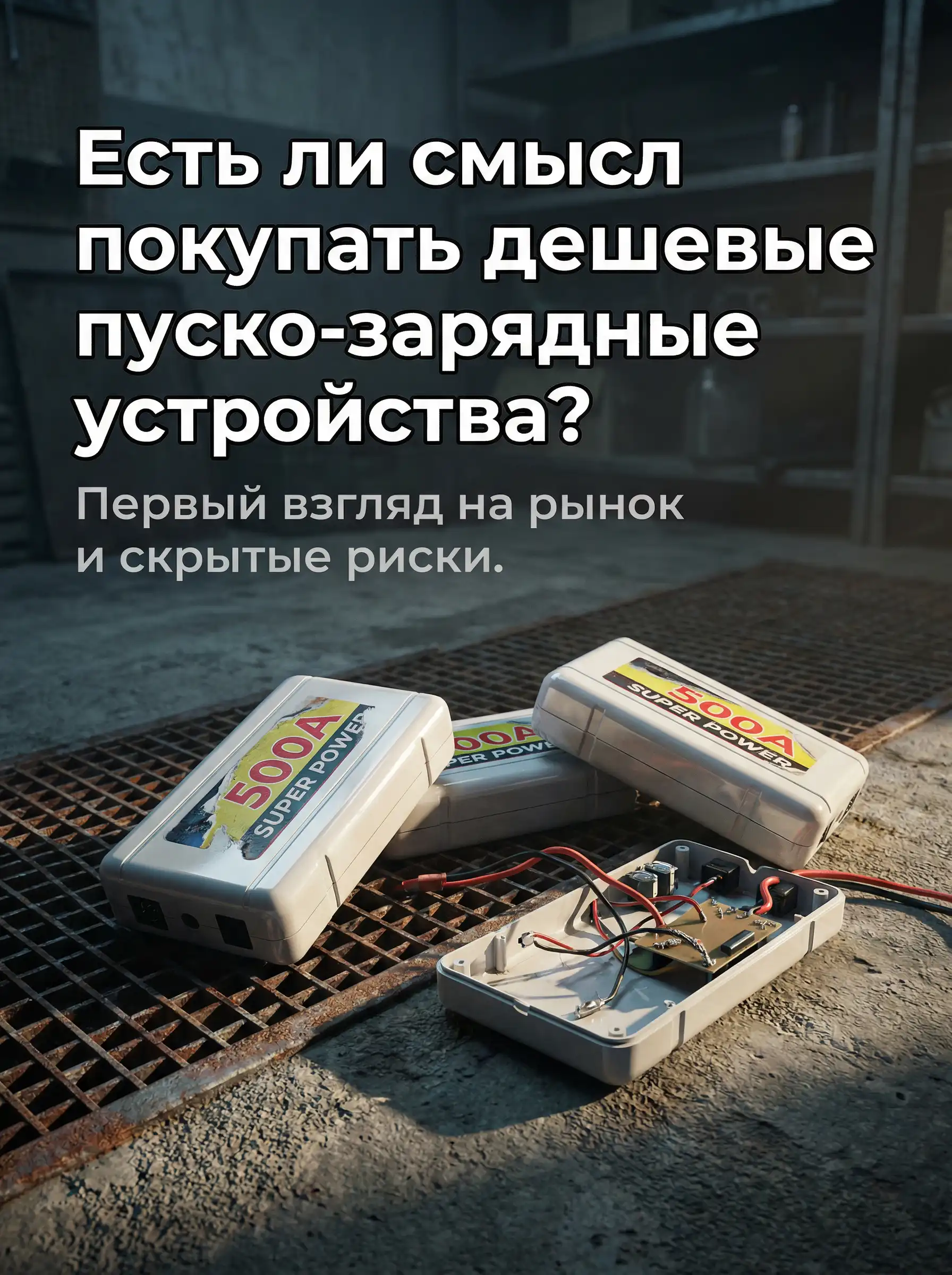 Дешёвое пуско-зарядное устройство