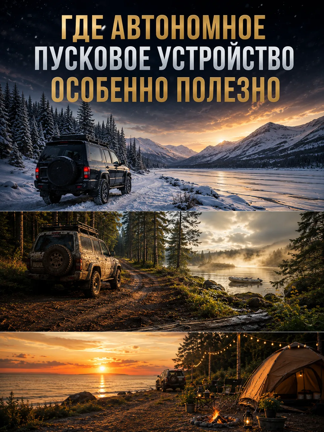 Пусковое устройство для поездок по регионам России