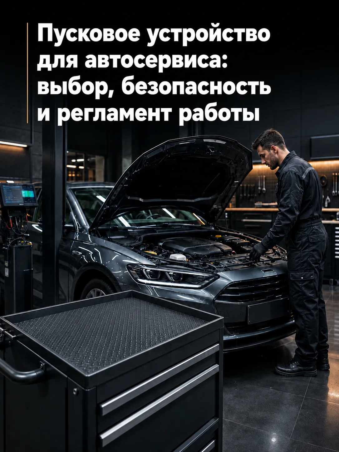 Пусковое устройство для автосервиса