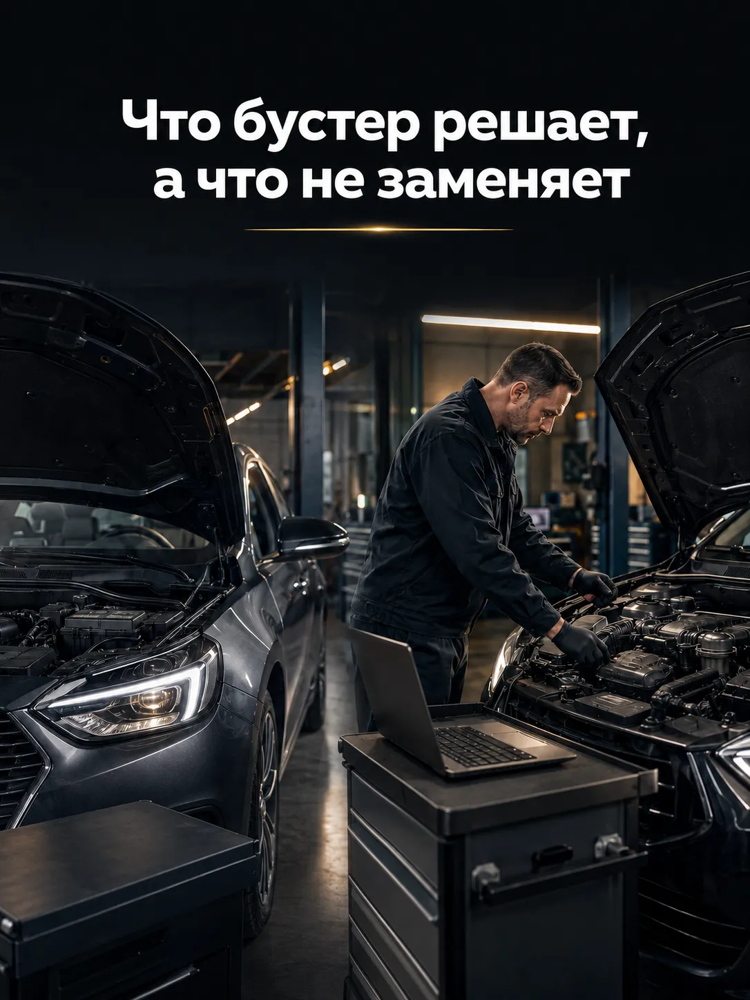 Когда запускать автомобиль бустером, а когда нужна диагностика