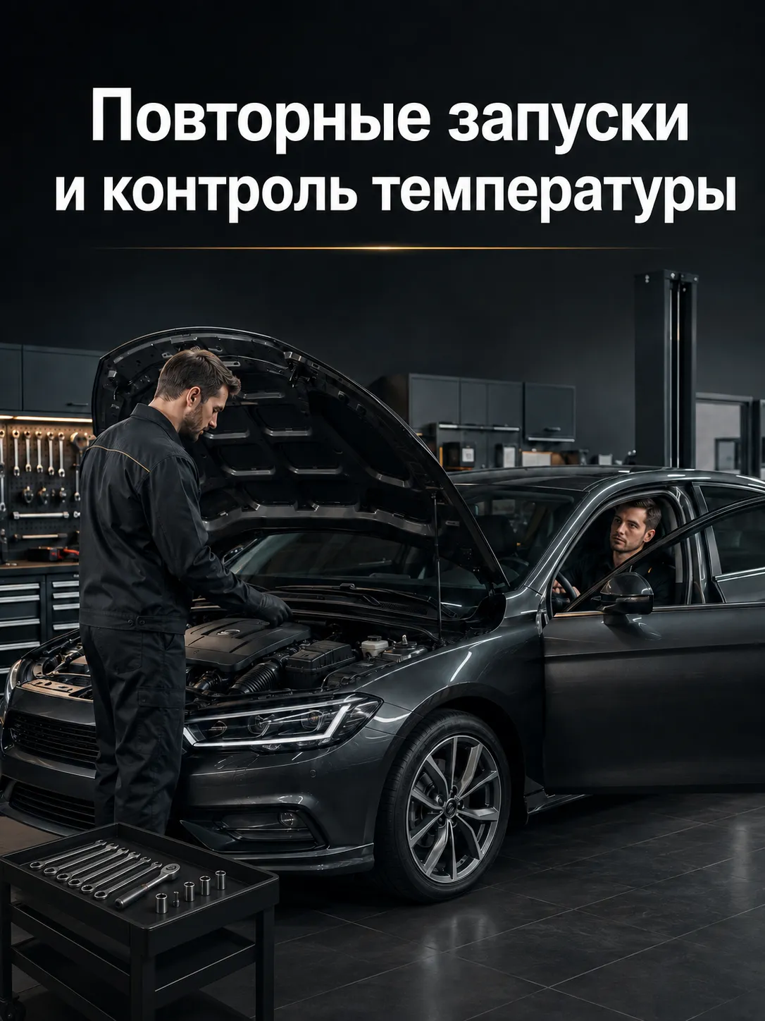 Повторные запуски и контроль температуры бустера