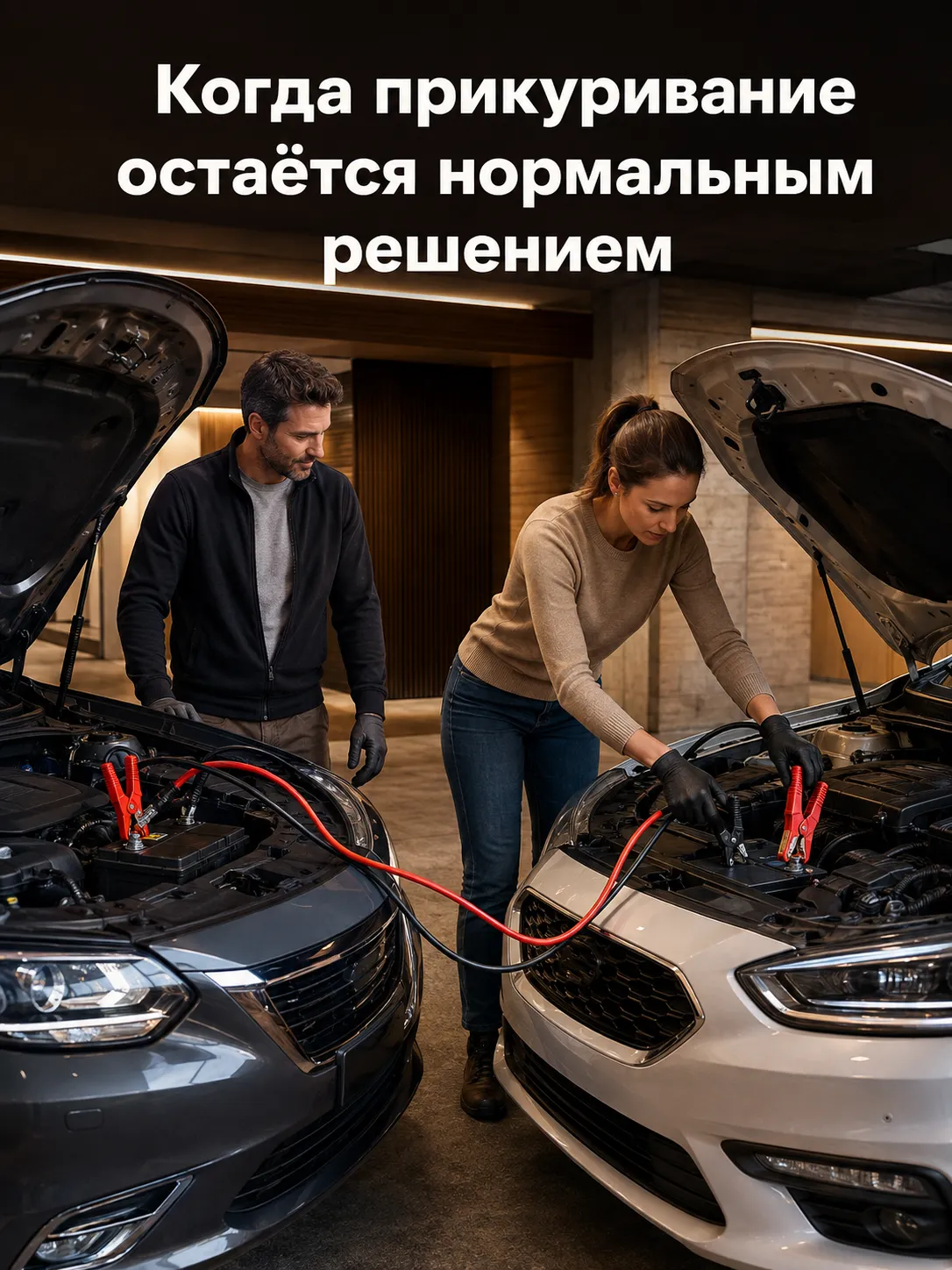 Когда можно прикуривать автомобиль проводами