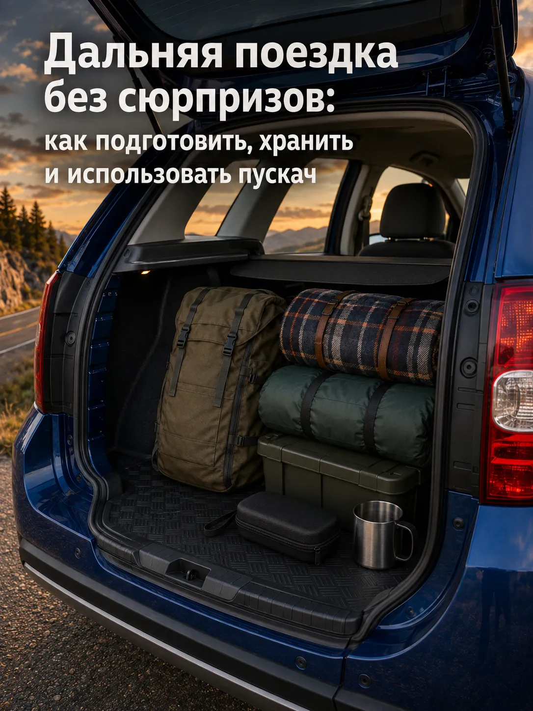 Пуско-зарядное устройство в дальней поездке