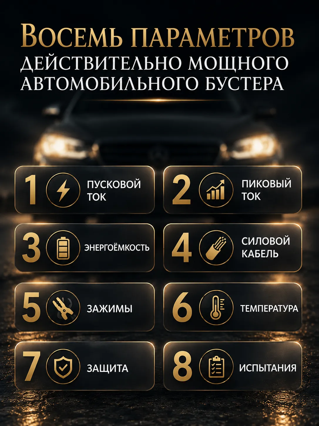 Пусковой ток и пиковый ток автомобильного бустера