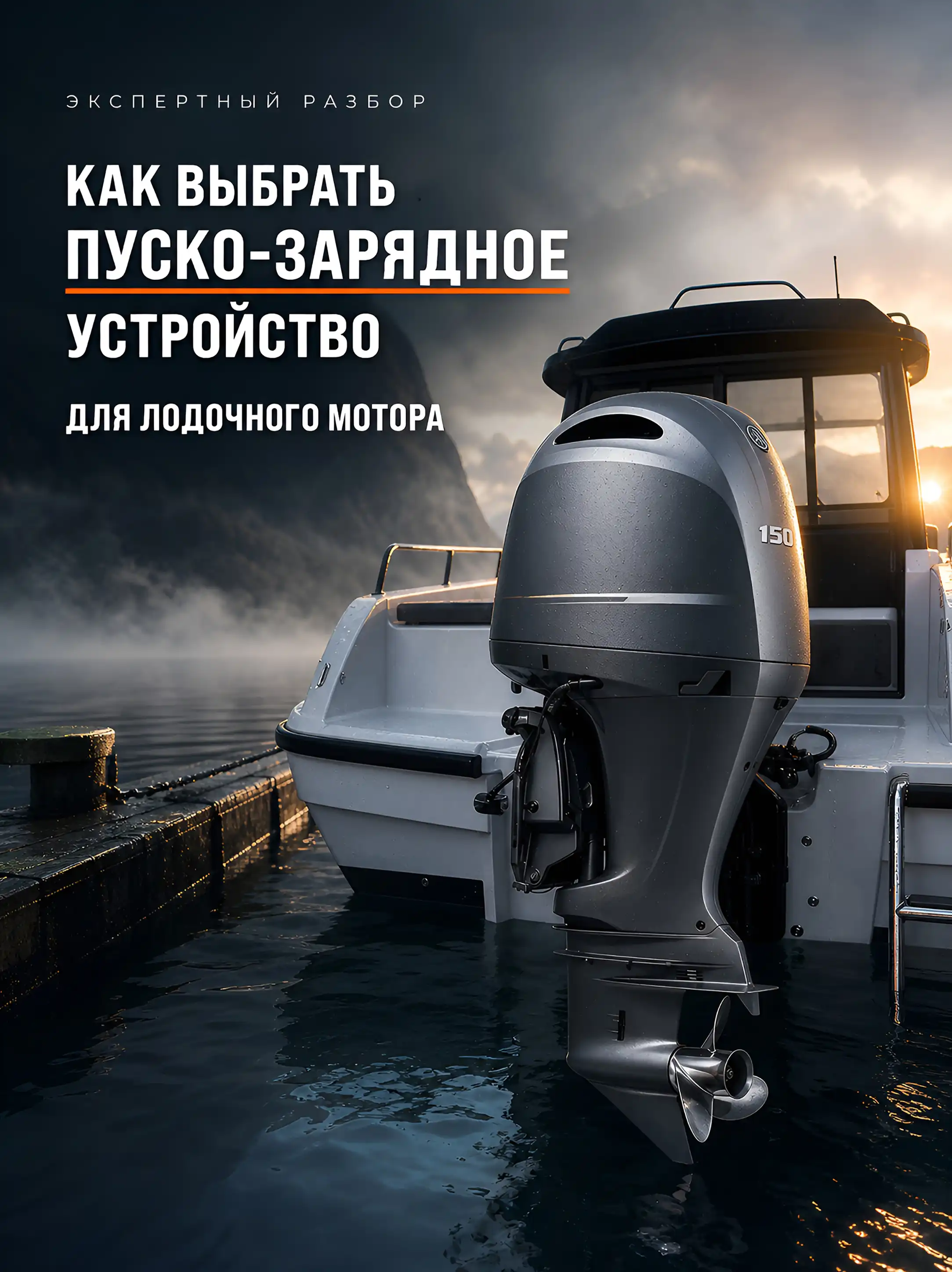 Как выбрать пуско-зарядное устройство для лодочного мотора